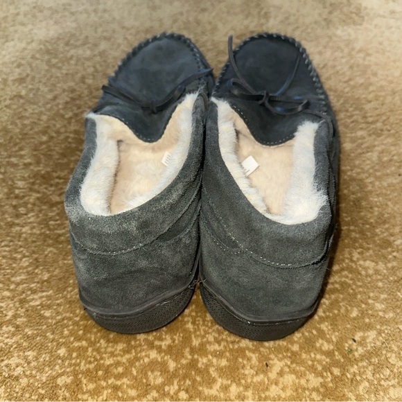 My Slippers My Pillow Mens Moccasin 13 Shoes Gray - Picture 4 of 9